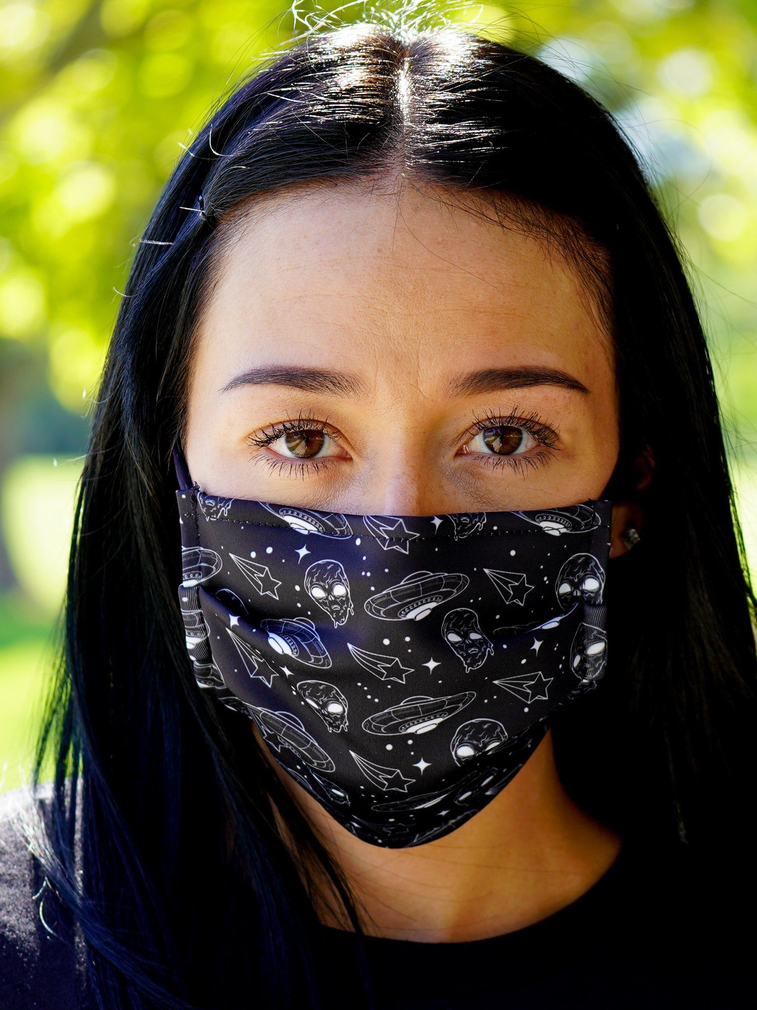 Alien Drip (Black) Face Mask Face Masks Mother Grime 