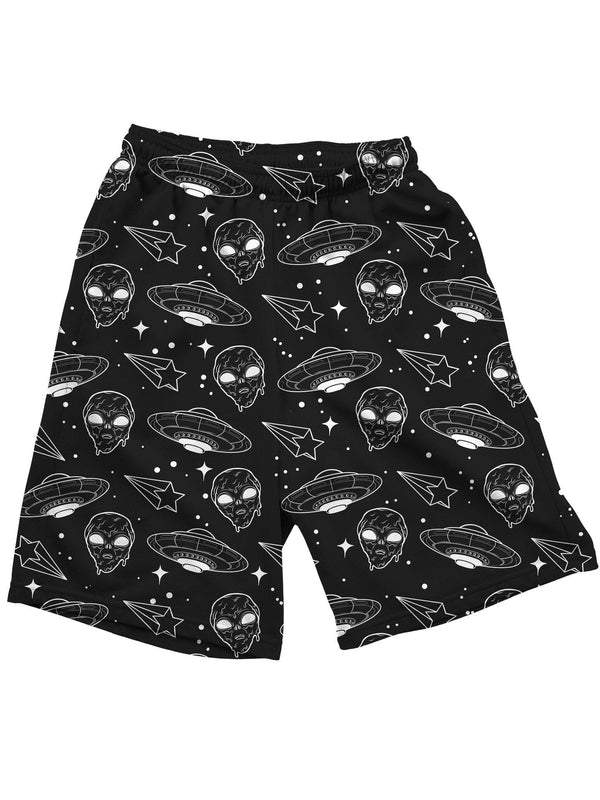 Alien Drip (Black) Shorts - Electro Threads