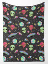 Alien Drip Party Blanket Blanket Electro Threads