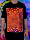 All Seeing Torus NeoThreads Unisex Crew T-Shirts Electro Threads XS Velvet Patch