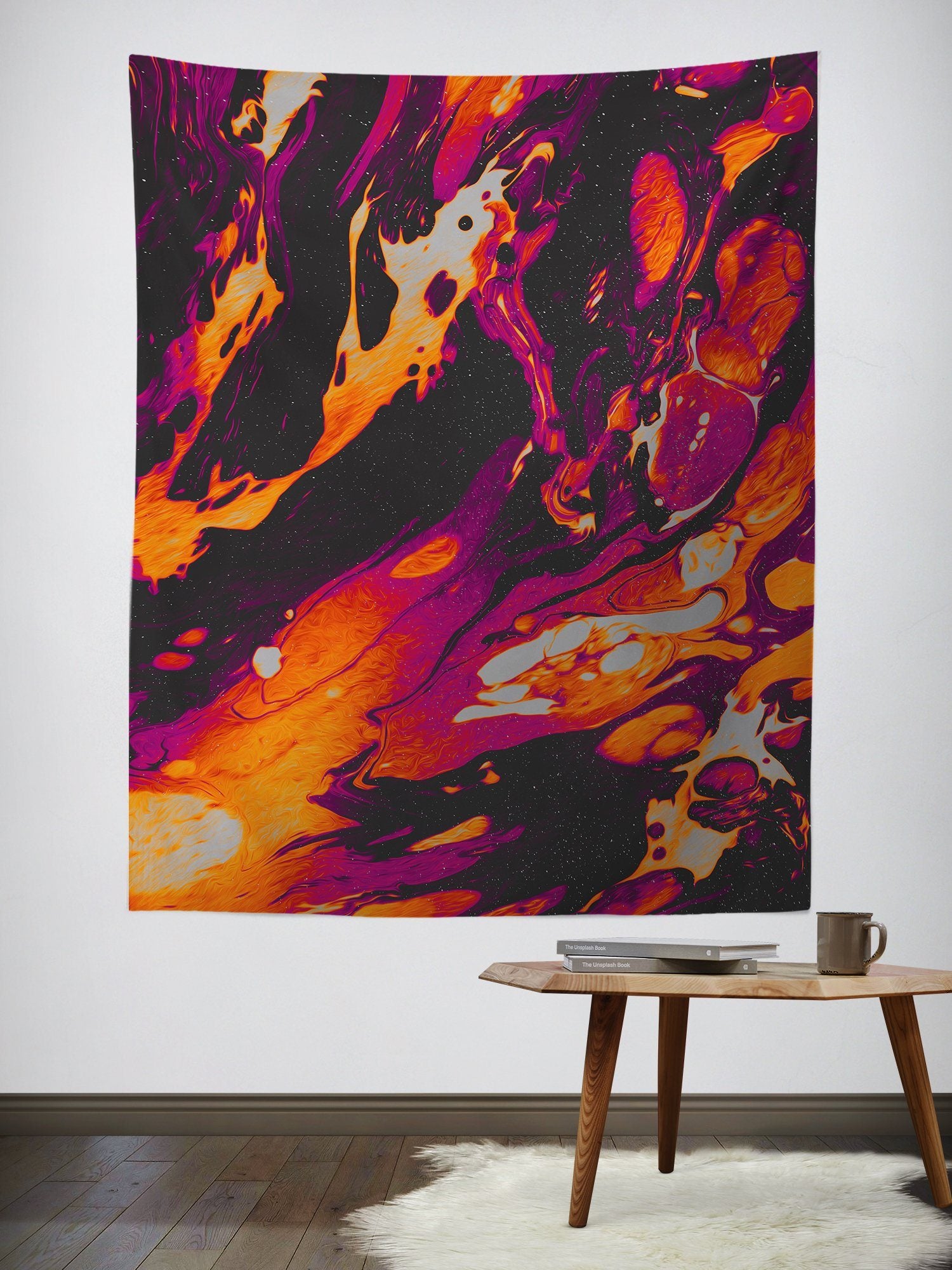 Alone in Kyoto Wall Tapestry Tapestry Electro Threads 