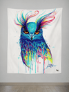 Aurora Owl Tapestry Tapestry Electro Threads