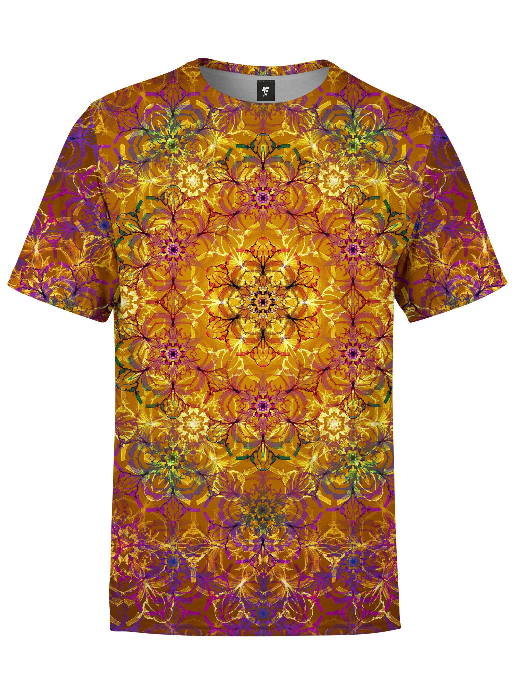 Autumn Mandala Unisex Crew T-Shirts Electro Threads 