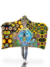 Bee Conscious Hooded Blanket Hooded Blanket Electro Threads