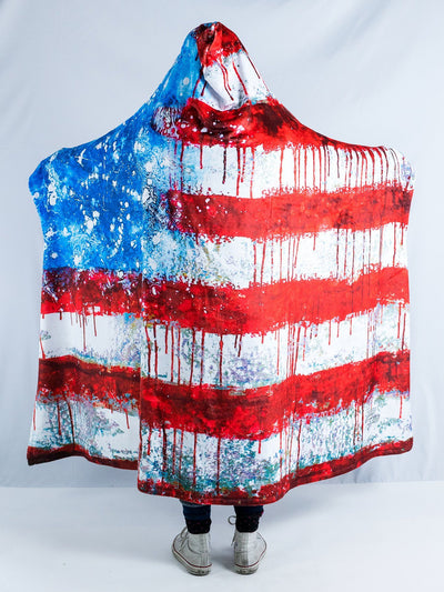 Bleed America Hooded Blanket Hooded Blanket Electro Threads
