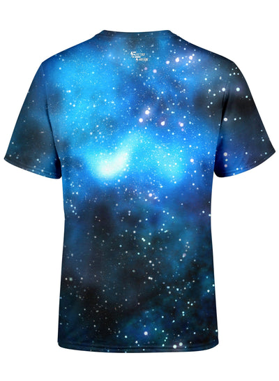 Blue Galaxy Unisex Crew T-Shirts T6