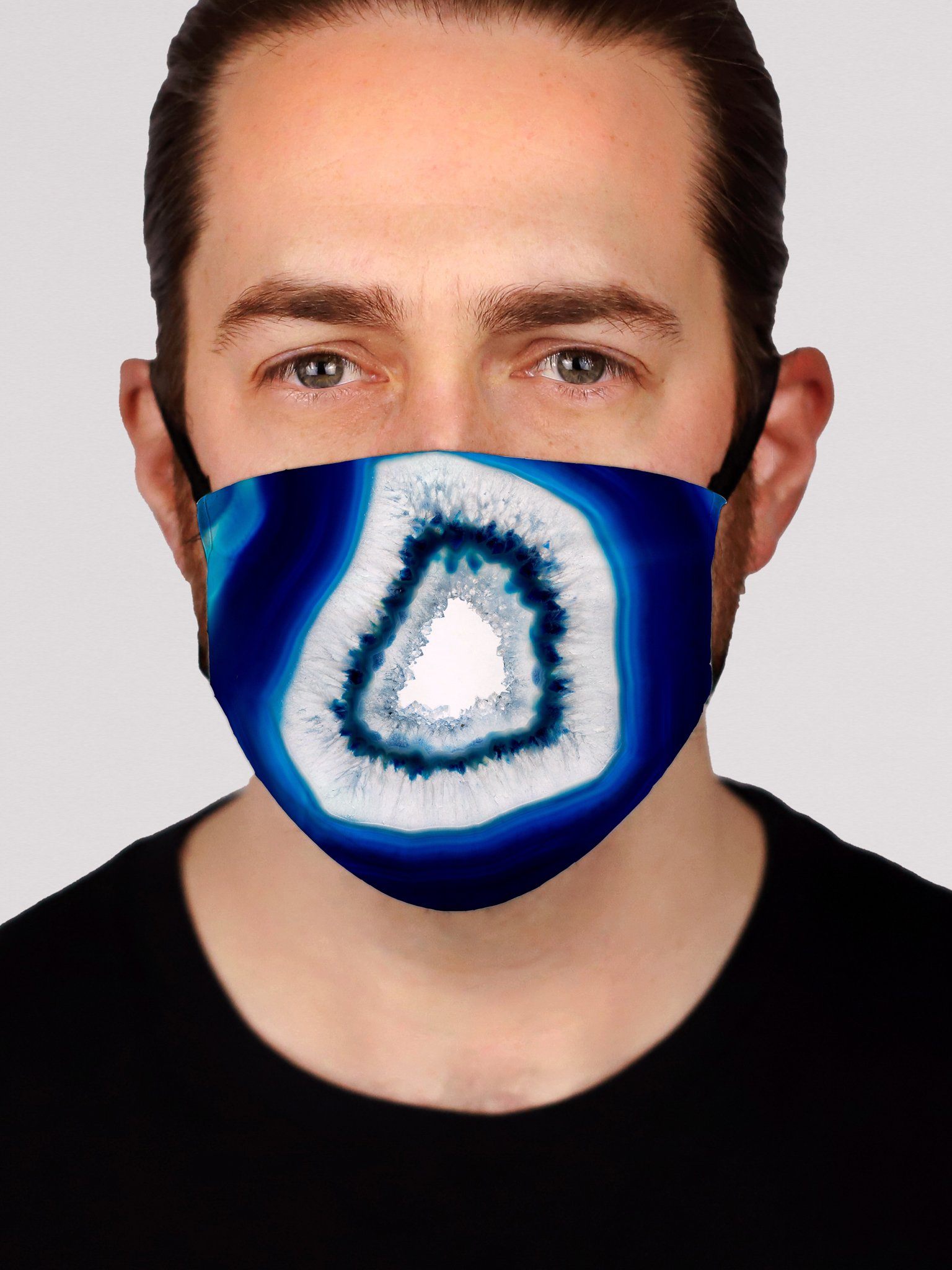 Blue Geode Face Mask Electro Threads 