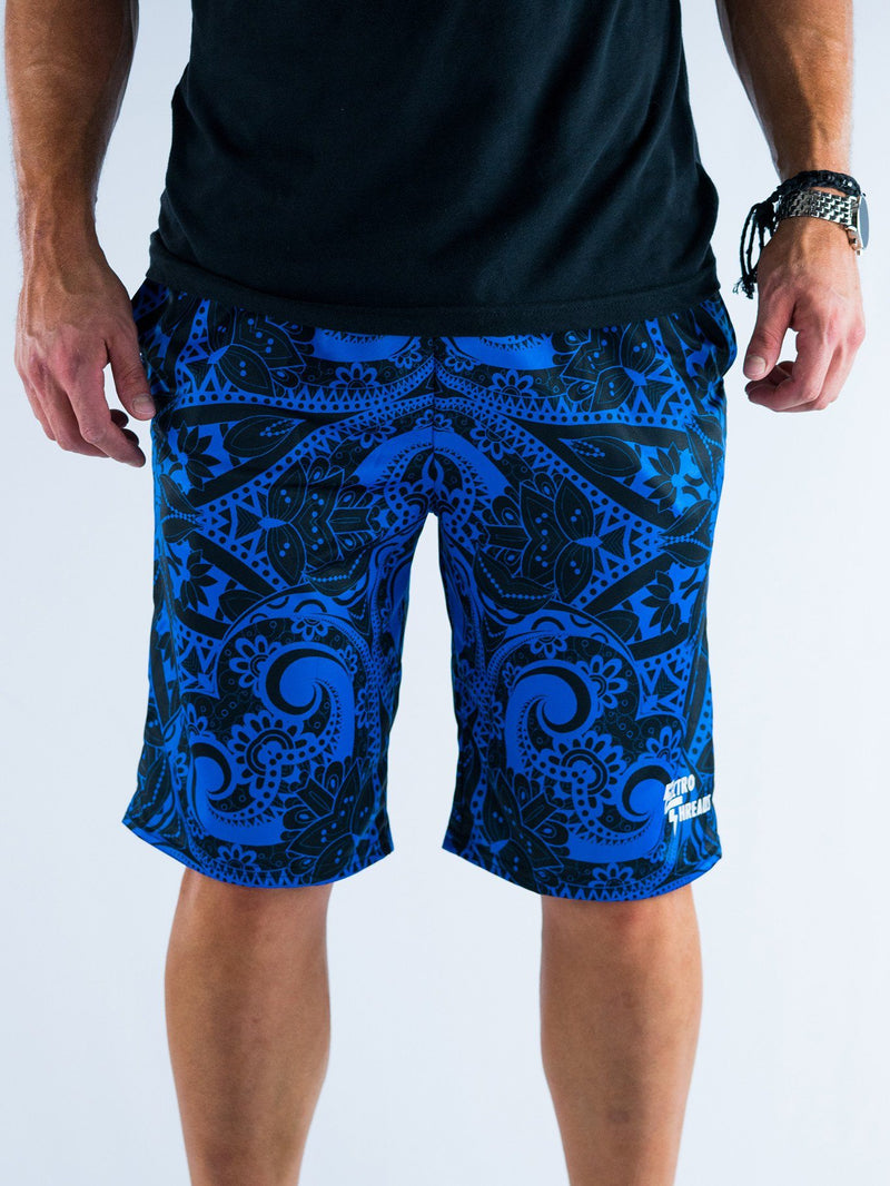 Blue Mandala Shorts Mens Shorts T6 