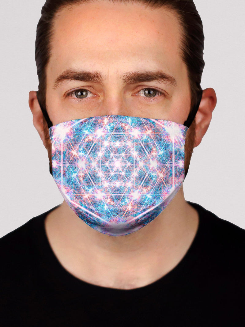 Blue Nova Face Mask Face Masks Electro Threads 