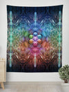 Chakra Ballz Wall Tapestry Tapestry Electro Threads