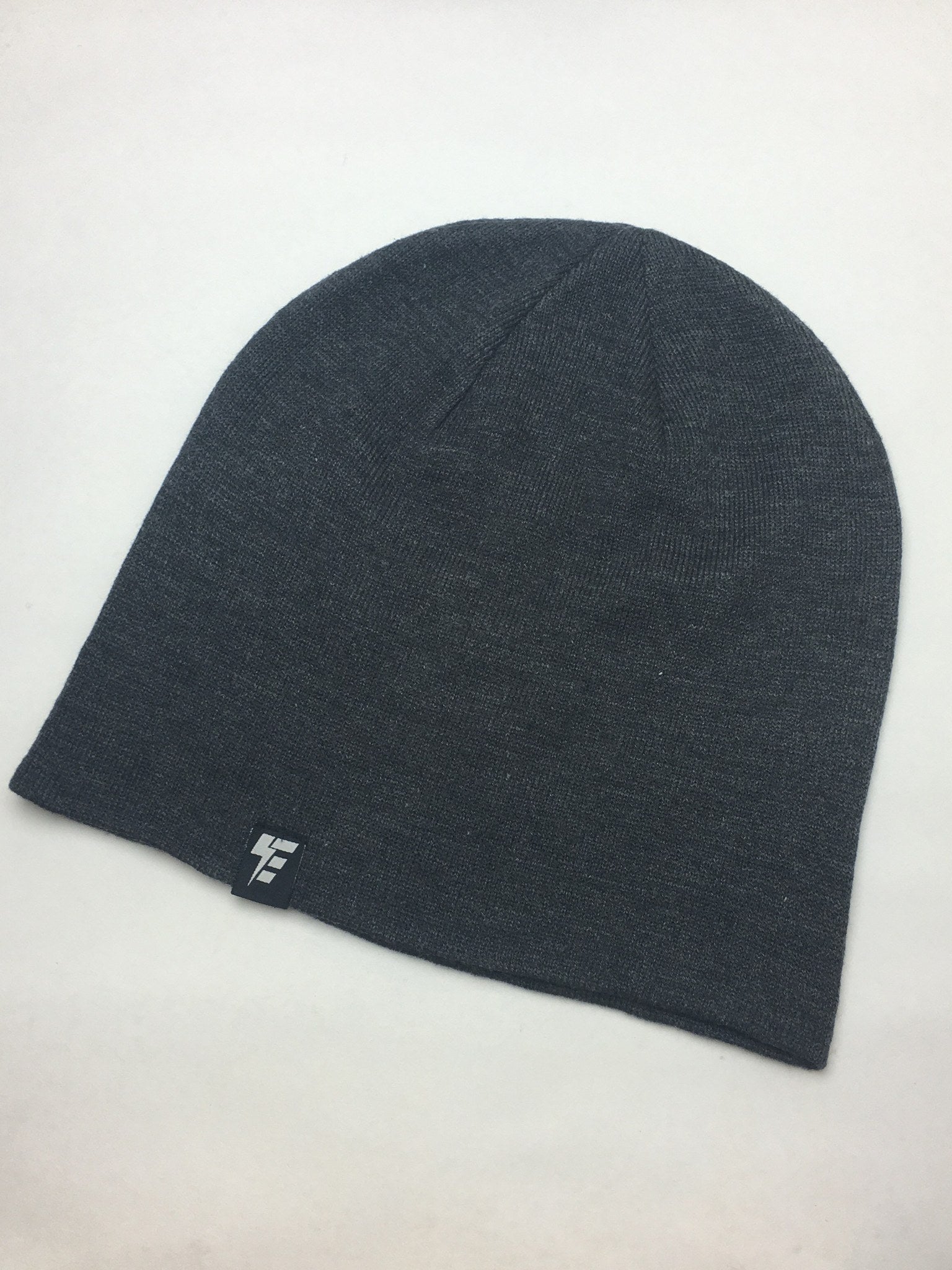 Charcoal Slouch Beanie Hat Electro Threads 