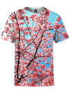 Cherry Blossom Unisex Crew T-Shirts Electro Threads