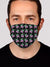 Cherry Skull (Black) Face Mask Face Masks Electro Threads 