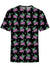 Cherry Skull (Black) Unisex Crew T-Shirts Electro Threads 