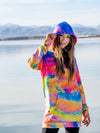Color Storm Hooded Dress Hoodie Dress Electro Threads