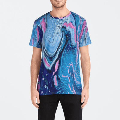 Cotton Candy Mens Crew Tee Electro Threads