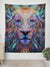 Crystal Lion Tapestry Tapestry Electro Threads 