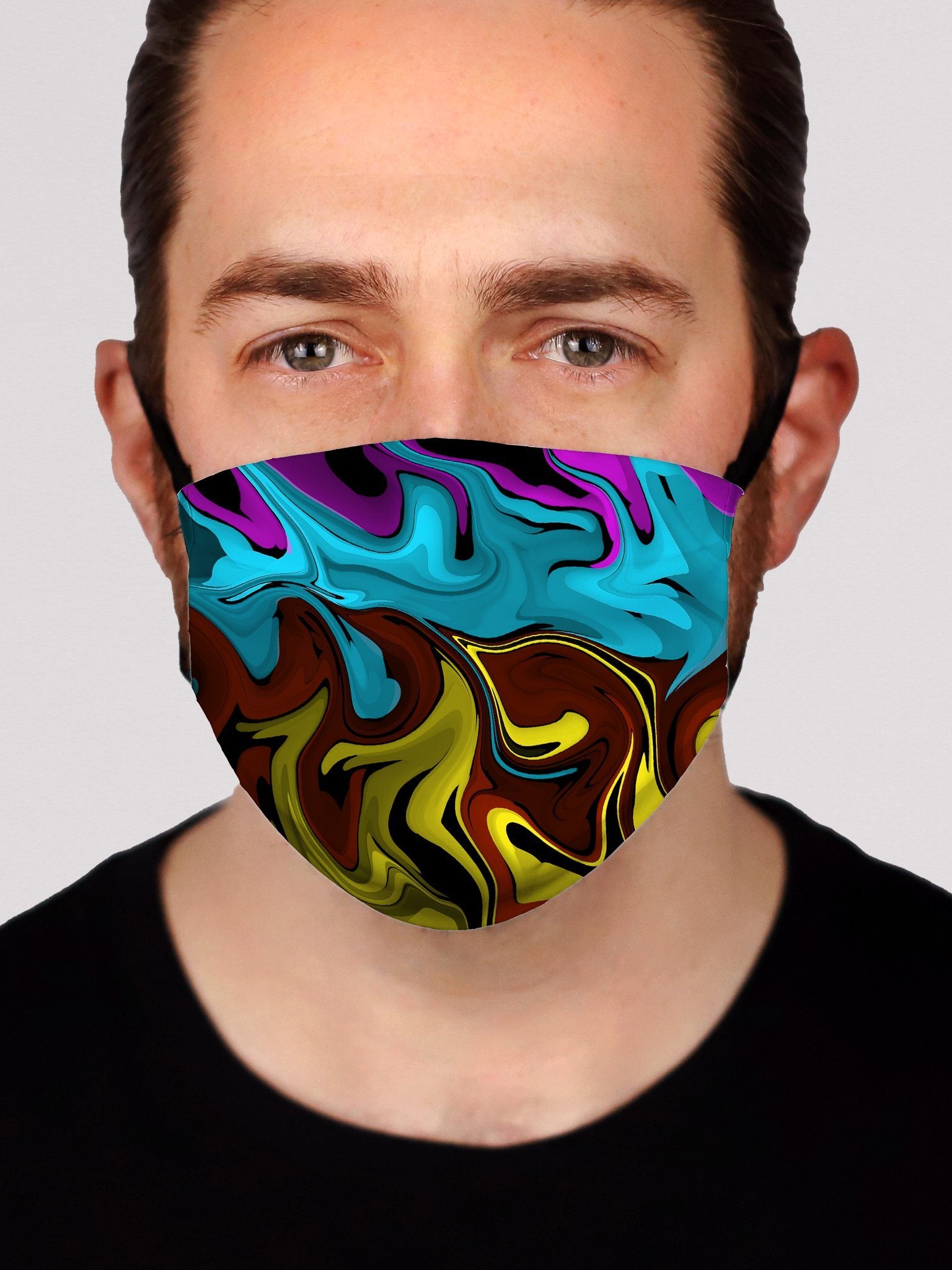 Cyan War Face Mask Face Masks Electro Threads 