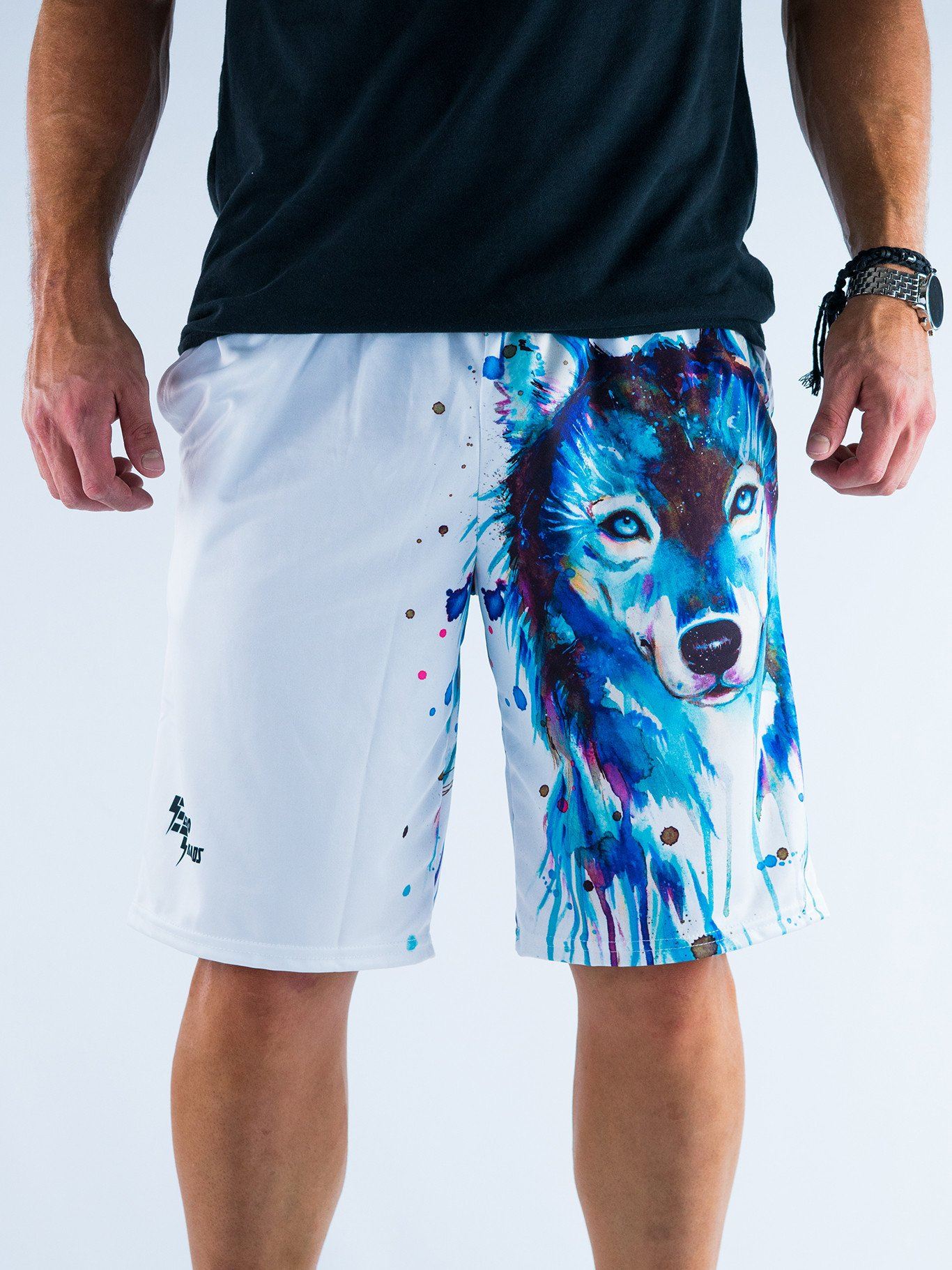 Dark Wolf Shorts Mens Shorts T6 28 - XS White 