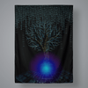 Digitree Velvet Tapestry Tapestry Electro Threads LARGE 60" x 80"