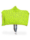 Drippy (Green) Hooded Blanket Hooded Blanket Electro Threads