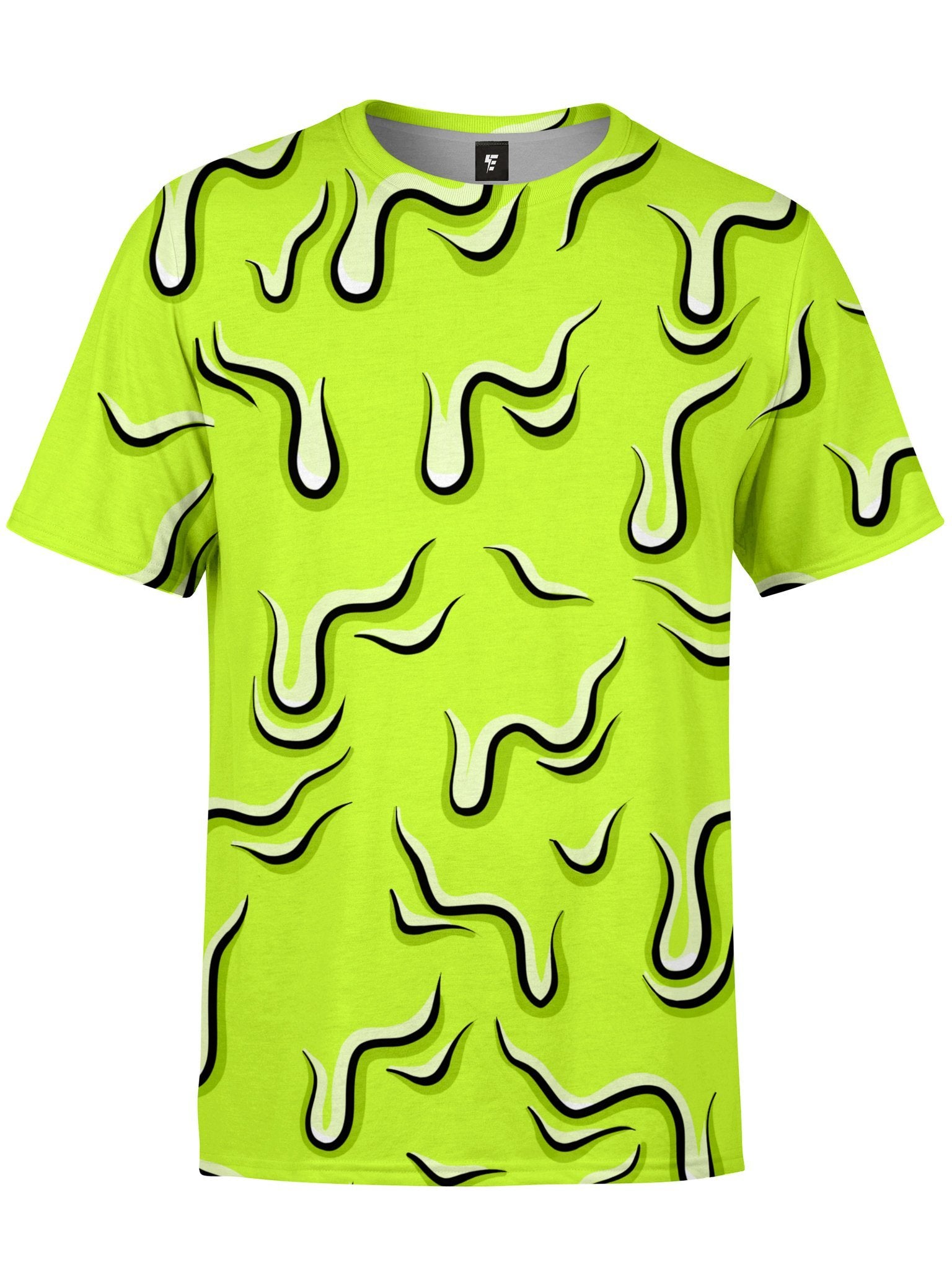 Drippy (Green) Unisex Crew T-Shirts Electro Threads 