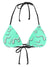 Drippy (Teal) Bikini Top Bikini Tops Electro Threads 