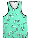 Drippy (Teal) Tank Tank Tops Electro Threads