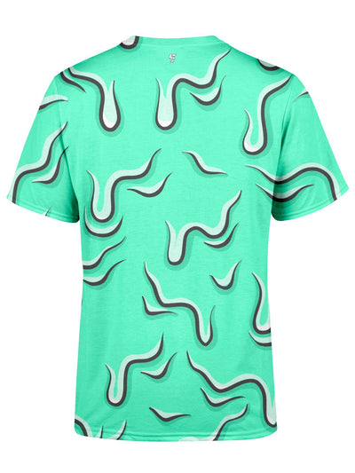 Drippy (Teal) Unisex Crew T-Shirts Electro Threads