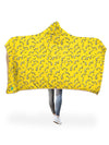 Drippy (Yellow) Hooded Blanket Hooded Blanket Electro Threads