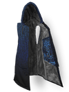 Egyptian Glyphs (Blue) Cyber Cloak Cyber Cloak TCG Sleeveless-No Bag XX-Small Cosmic Fur (Grey)