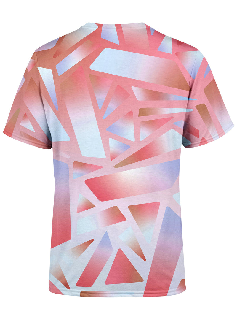 Electric Stain Glass (Red Ice) Unisex Crew T-Shirts Electro Threads 