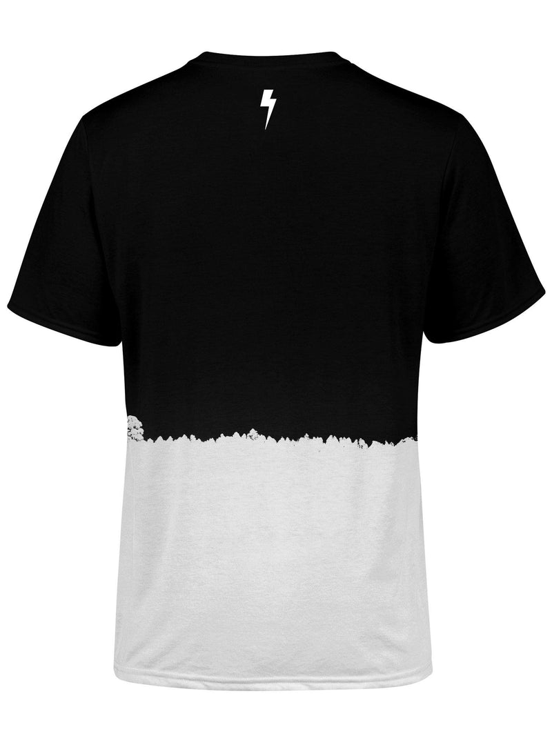 Electro Bolt (B&W) Unisex Crew T-Shirts Electro Threads 