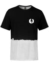 Electro Bolt (B&W) Unisex Crew T-Shirts Electro Threads