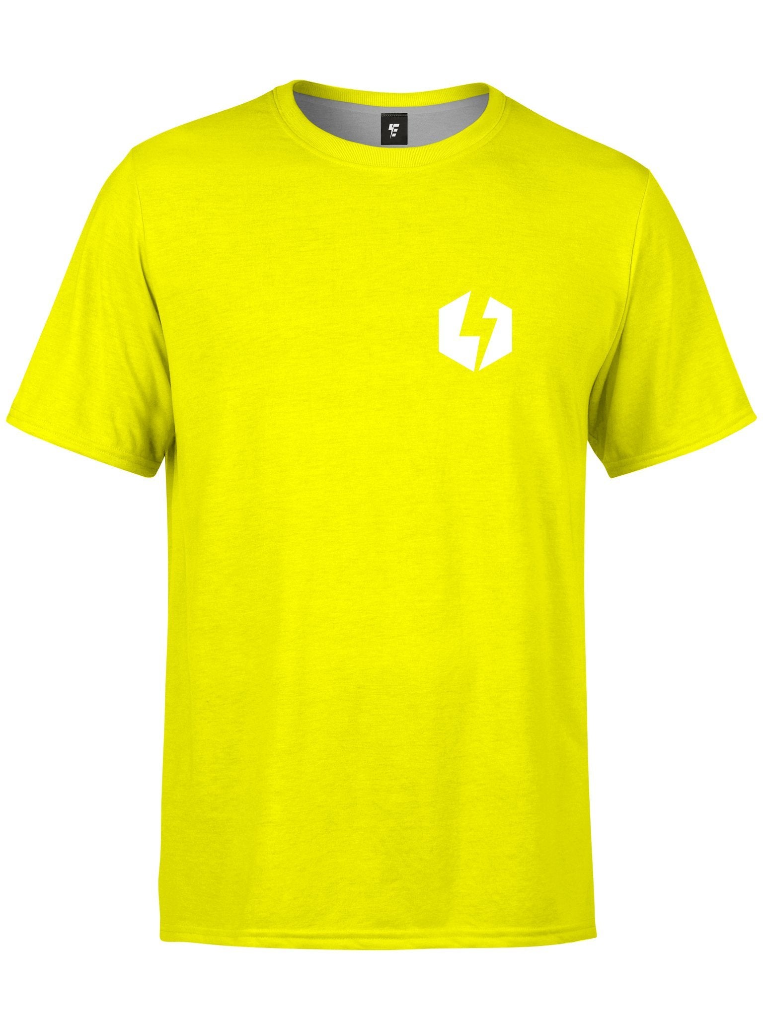 Electro Bolt (Yellow) Unisex Crew T-Shirts Electro Threads 