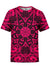 Electro Pink Mandala Unisex Crew T-Shirts T6 