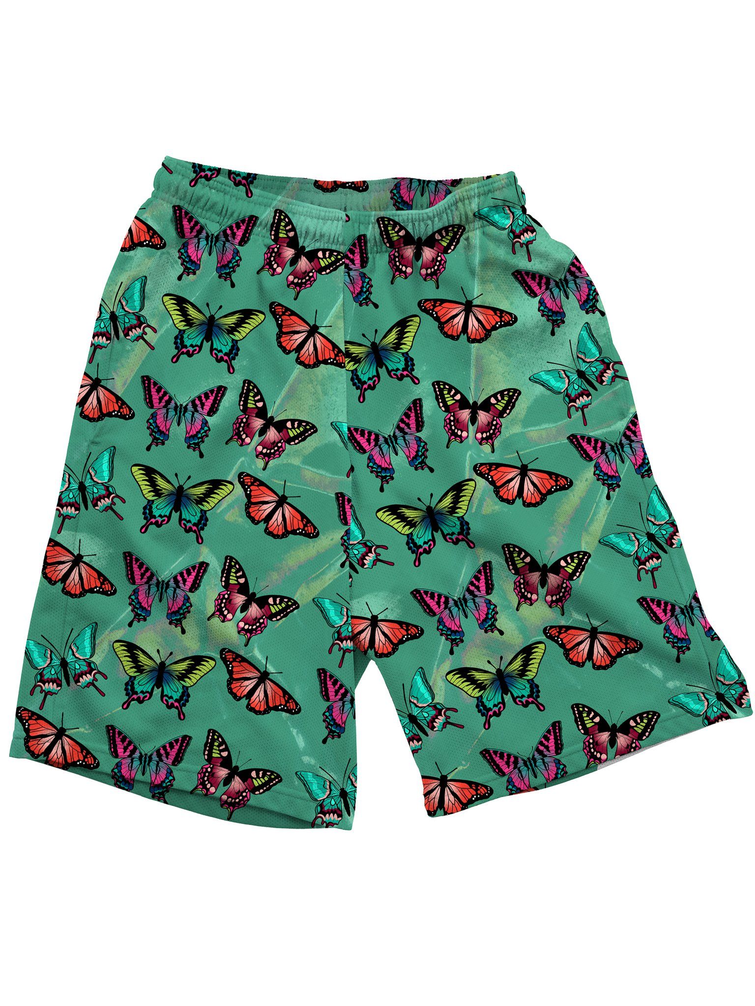 Emerald Butterfly Shorts Mens Shorts Electro Threads 