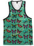 Emerald Butterfly Unisex Tank Tank Tops Electro Threads 