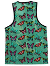 Emerald Butterfly Unisex Tank Tank Tops Electro Threads