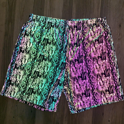 Flash On Unisex Shorts Mens Shorts Electro Threads