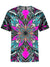 Floral Burst Unisex Crew T-Shirts Electro Threads 