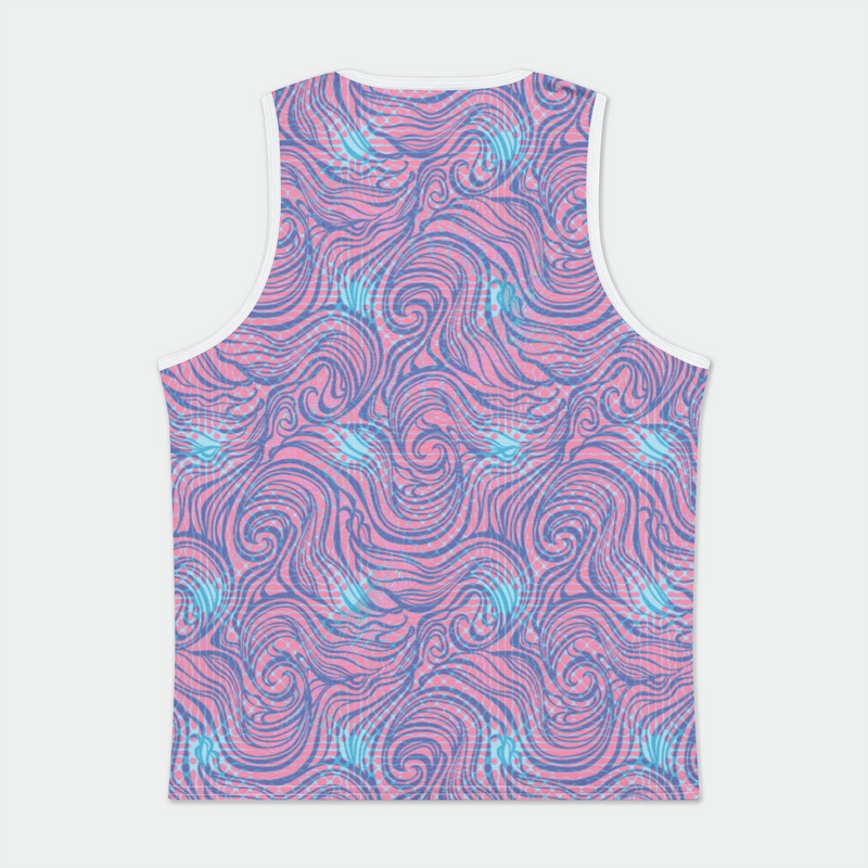 FLOW FREQS Mens Binded Tank Top Electro Threads 