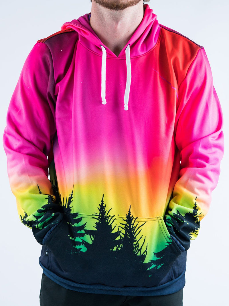Forest Galaxy Unisex Hoodie Pullover Hoodies T6 XS Pink Pullover Hoodie