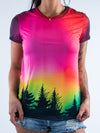 Forest Galaxy Women's Crew T-Shirts T6