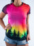 Forest Galaxy Women's Crew T-Shirts T6 