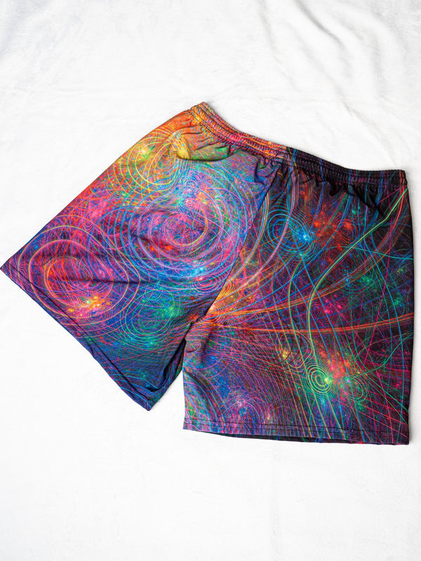 Fractal Cosmos Swim Trunks Electro Threads