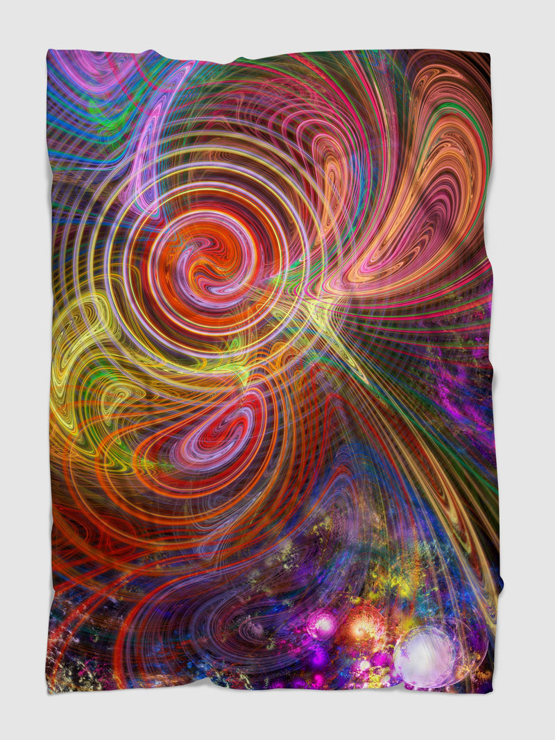 Fractal Cosmos v2 Blanket Blanket Electro Threads 