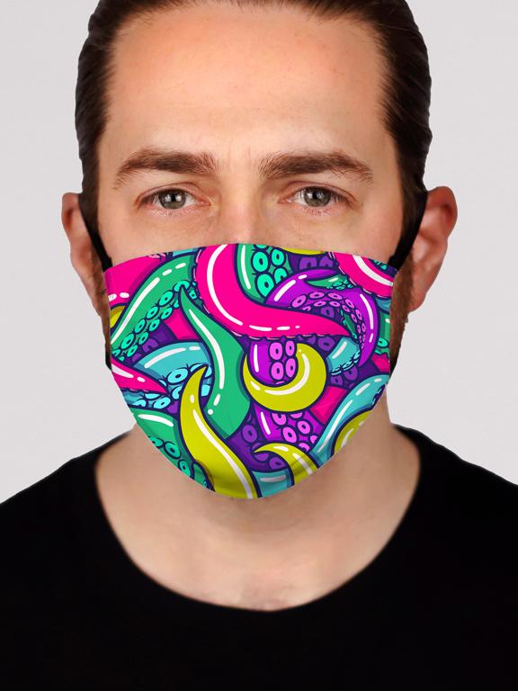 Free Hugs Face Mask Electro Threads 