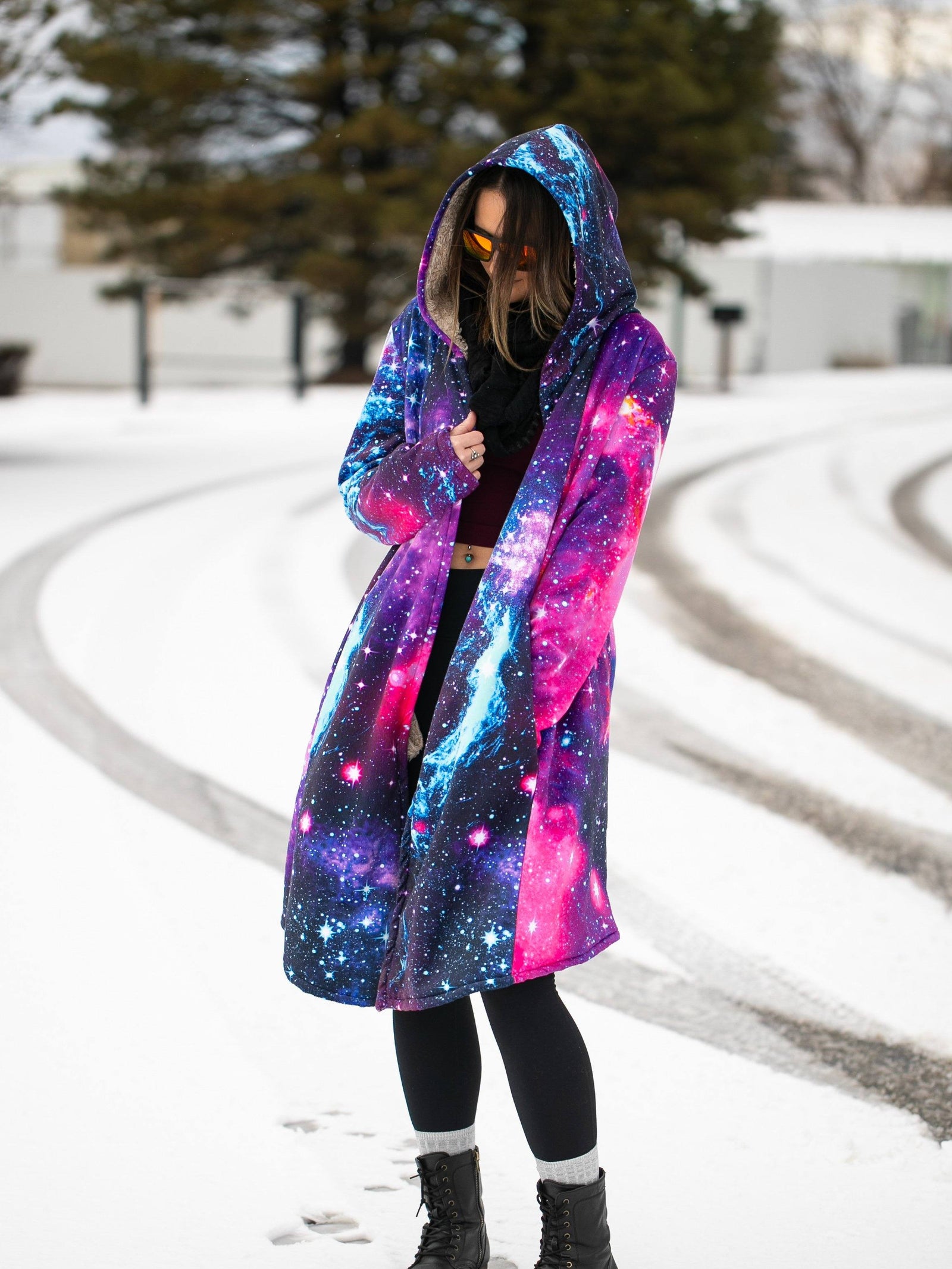 Galaxy print sweatshirt online