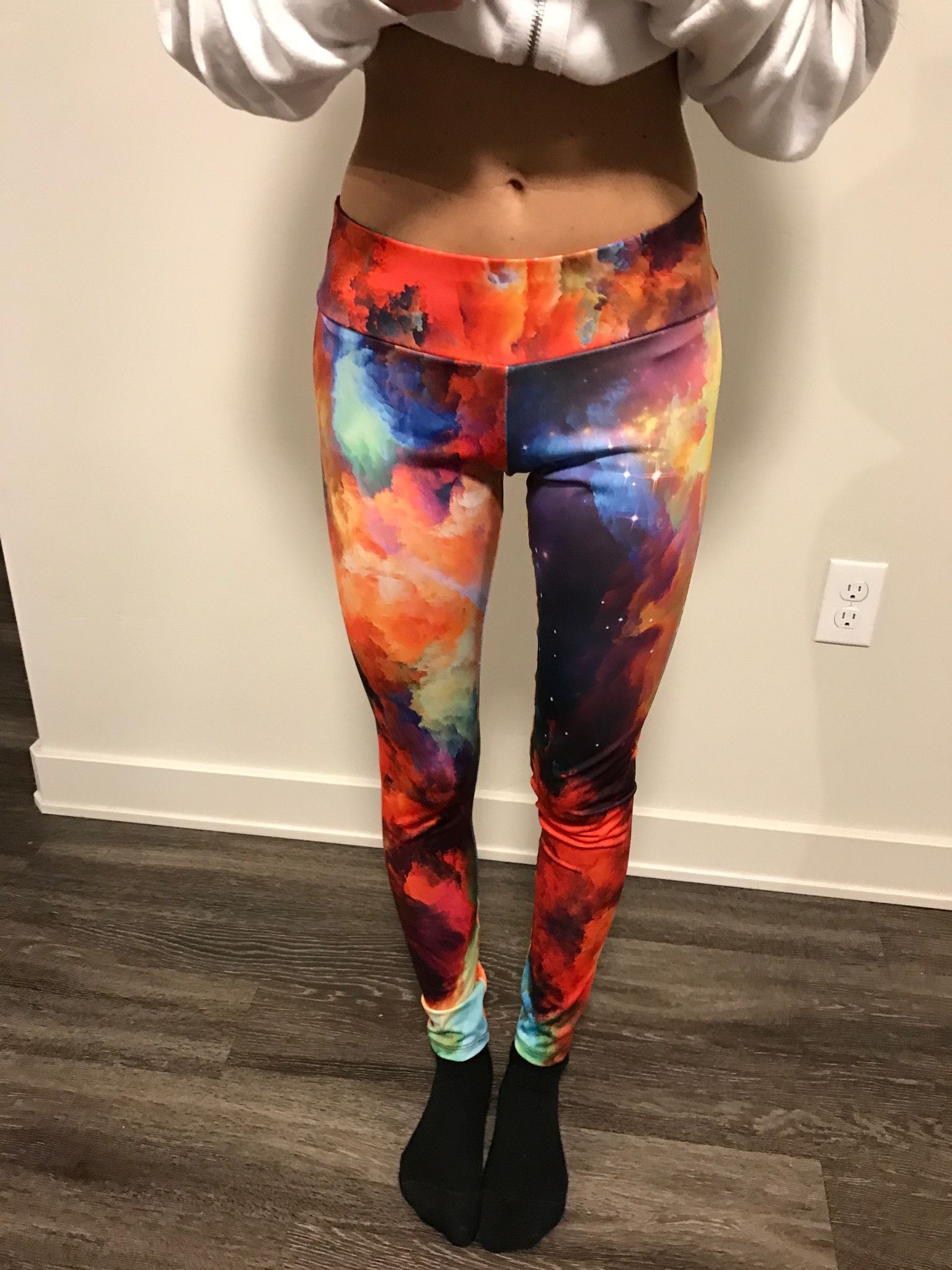 Galaxy Weed Print Leggings – Indelicate Clothing